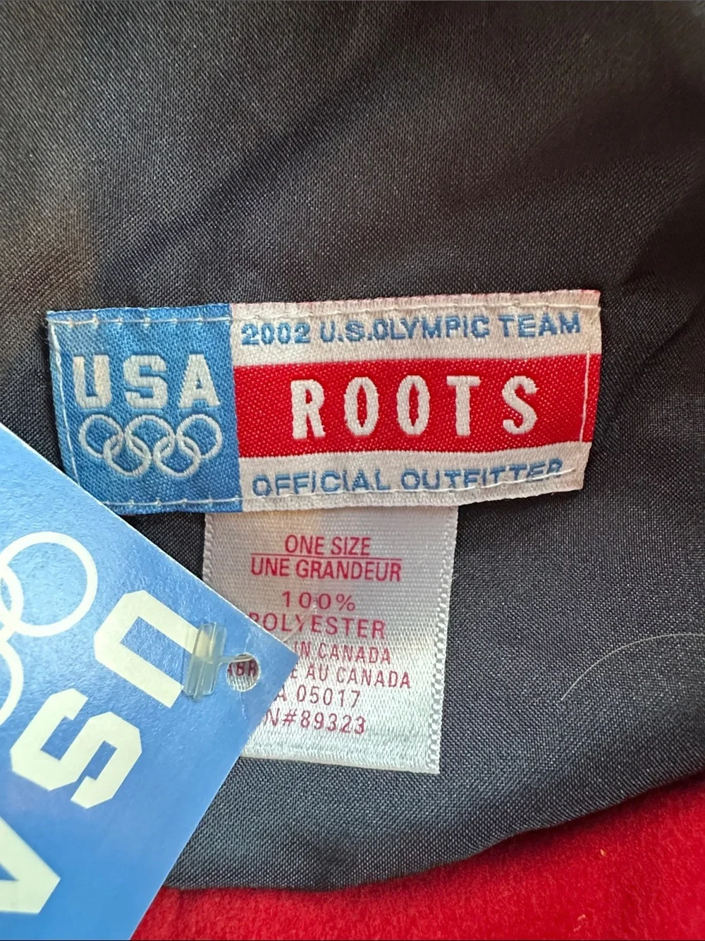 NWT ROOTS 2002 Official US Olympic Team Beret Hat. Unisex.